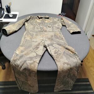 Liberty RealTree Camo Insulated Coveralls Men’s XL Hunting Utility Overalls